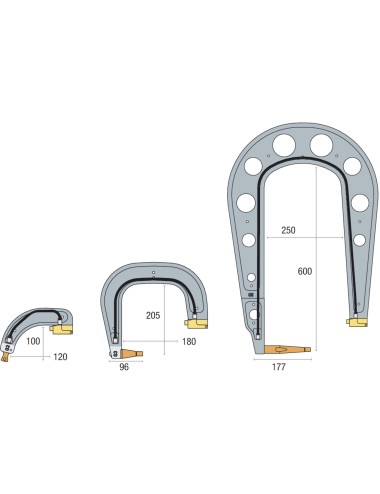 Lot De 3 Bras G Isoles : G2 + G3 + G5